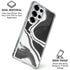 Black Marble Ink Galaxy S25 Ultra Clear Case